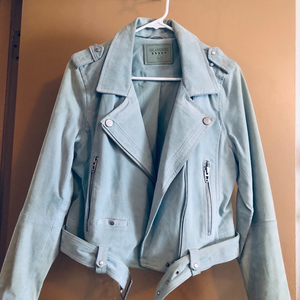 Blank NYC Suede Moto Jacket